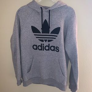 Adidas grey hoodie. Size medium.